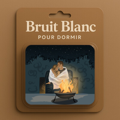 1 Heure Bruit Blanc du feu de cheminée pour DORMIR | ASMR de Crépitement cover