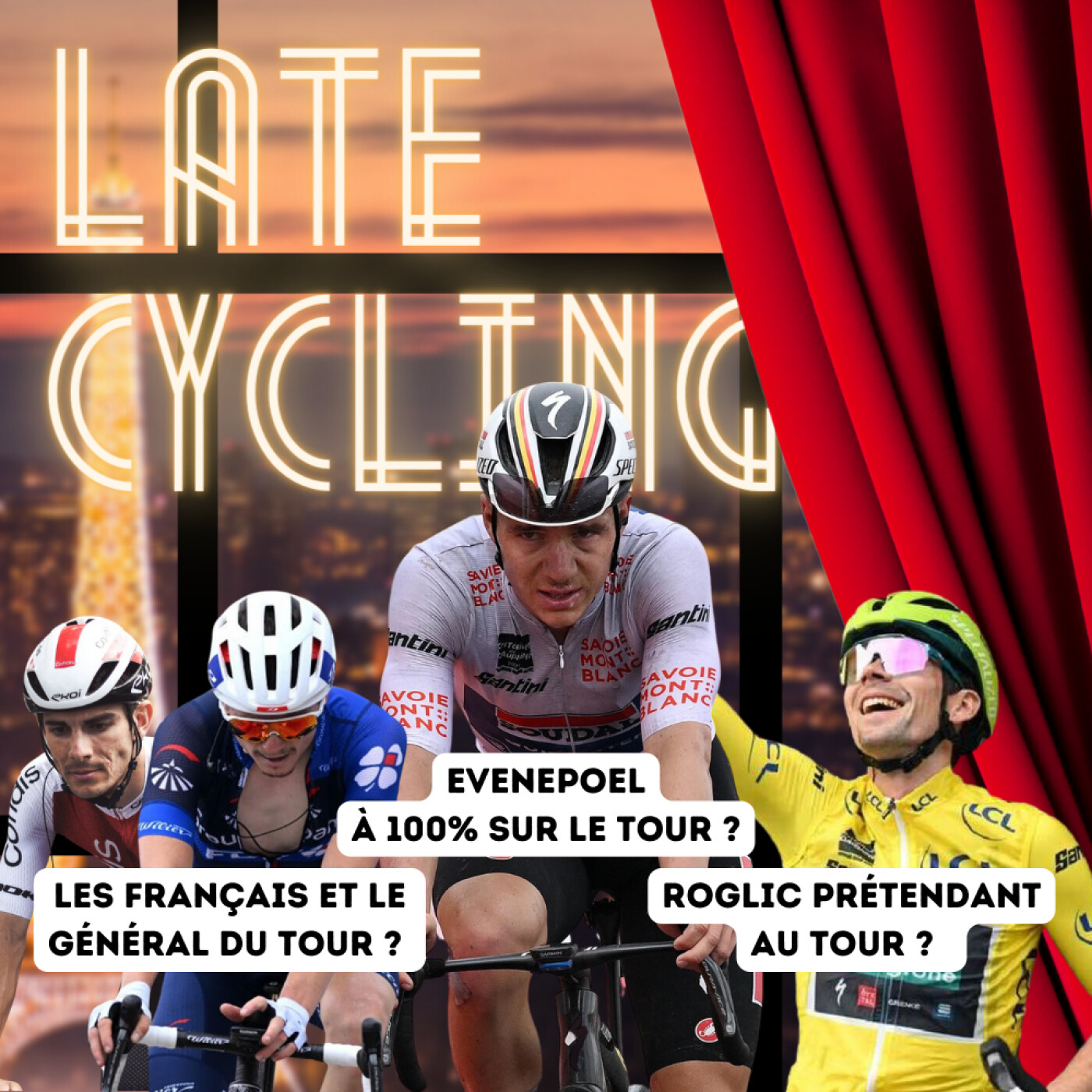 LATE CYCLING #105 | Evenepoel à 100% sur le Tour ? / Des victoires d'étapes ou le GC pour les Français ? / Roglic peut-il gagner le Tour ? episode artwork