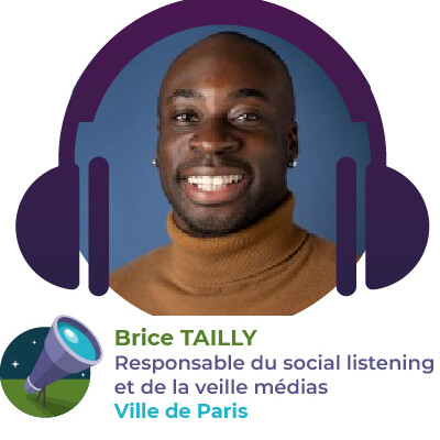 Brice Tailly, responsable du social listening et de la veille médias à la Ville de Paris cover