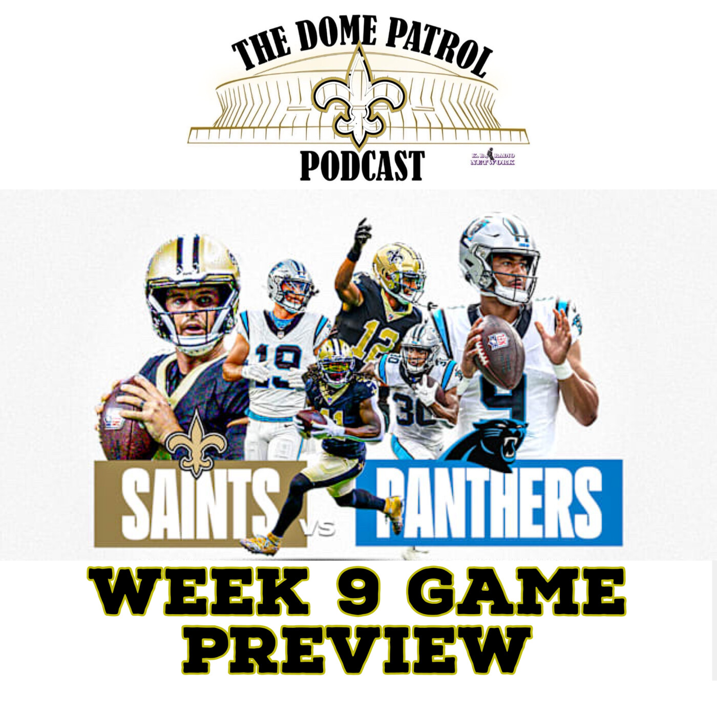 Saints vs Panthers Week 9 Game Preview