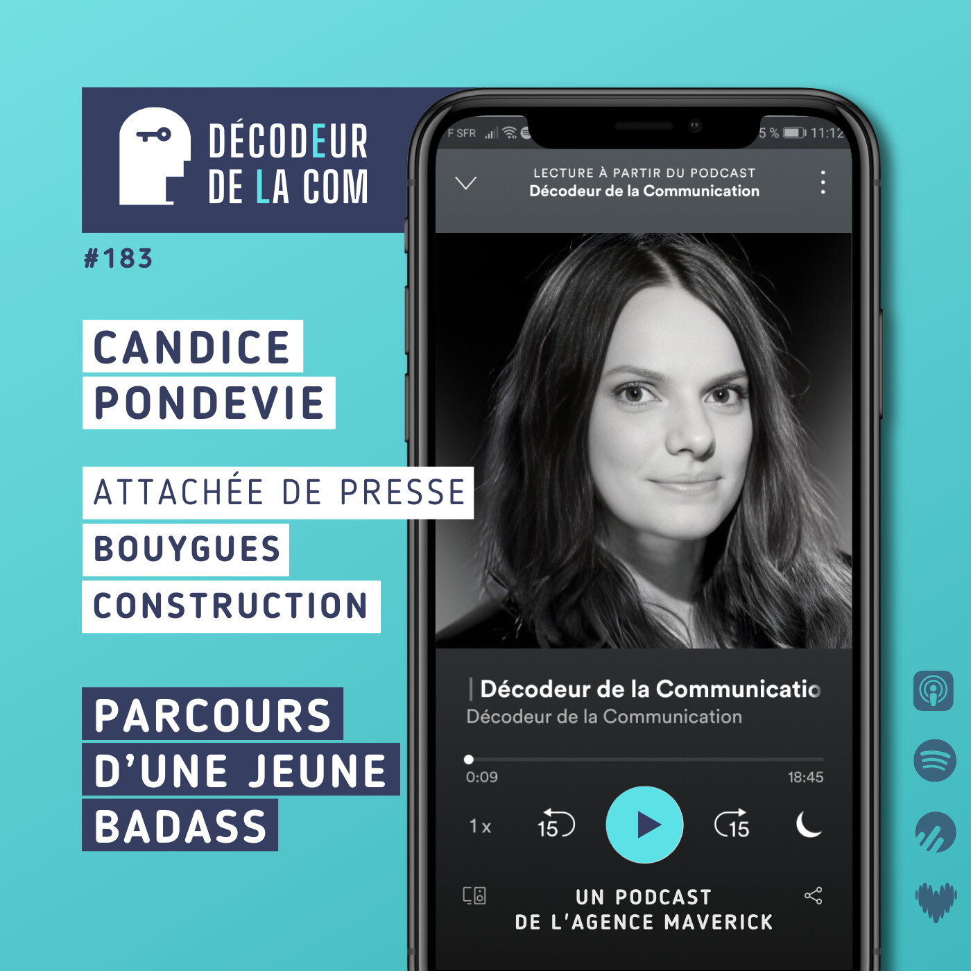 Parcours d'une Jeune Badass | Candice Pondevie, attachée de presse, Bouygues Construction | Ep 183