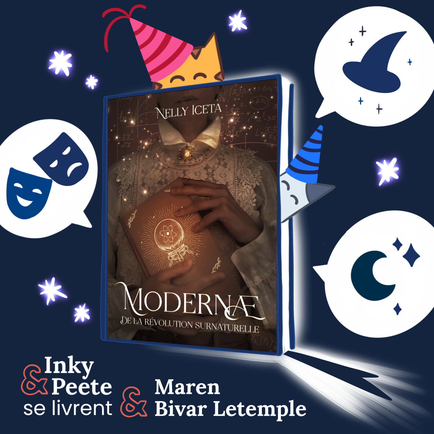 Inky et Peete se livrent - le podcast lecture qui donne voix aux premiers mots d’un livre