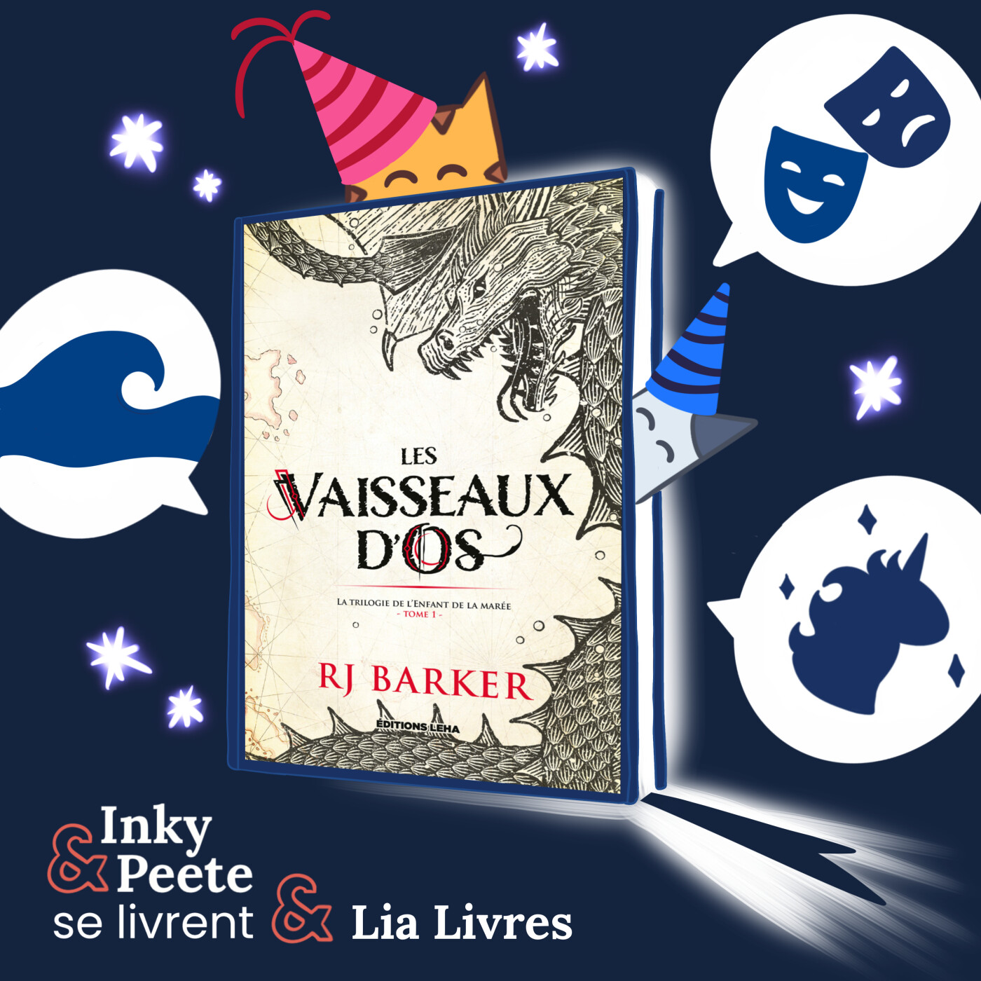 Inky et Peete se livrent - le podcast lecture qui donne voix aux premiers mots d’un livre