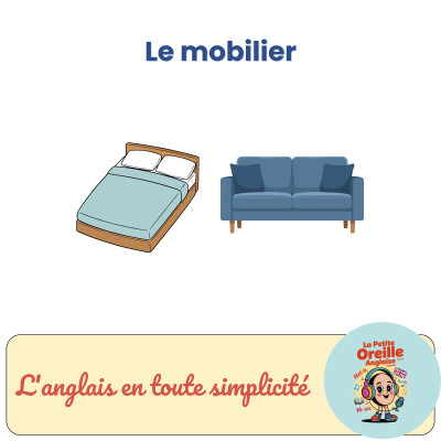 Le mobilier en anglais cover