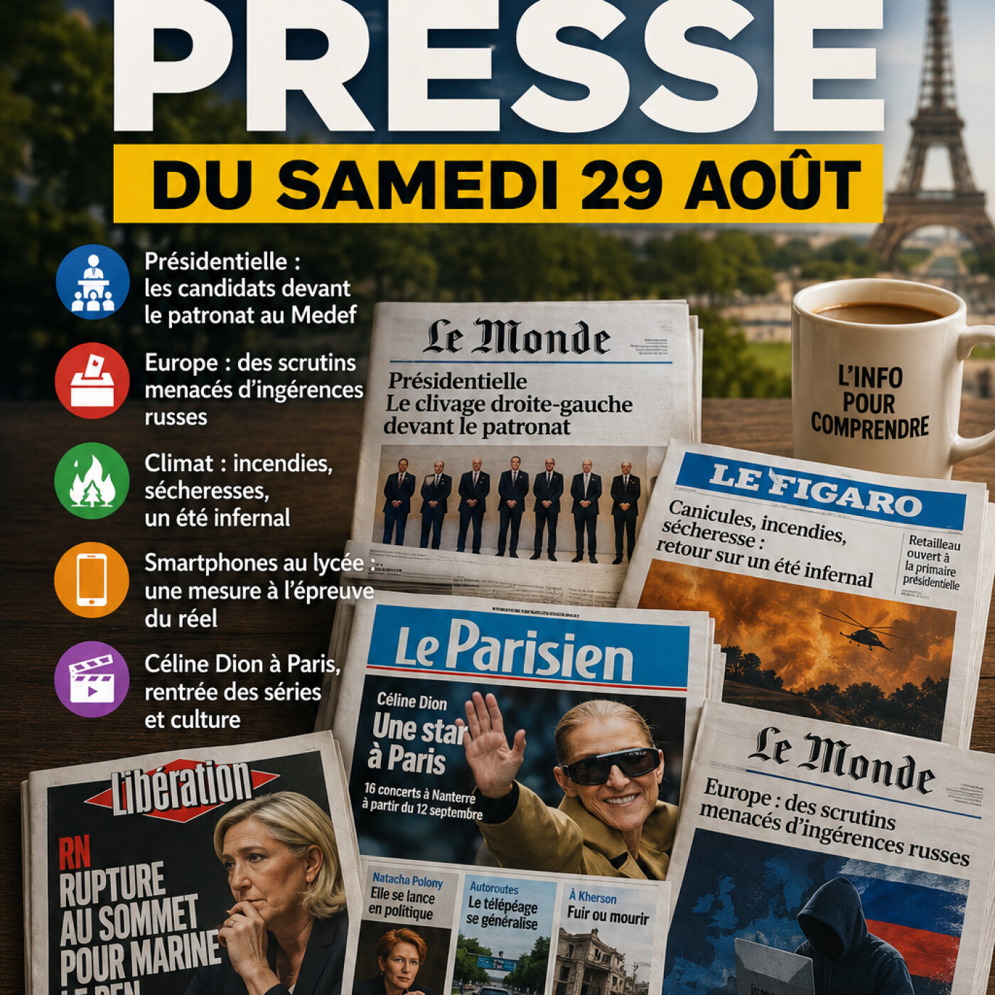 Revue de presse du 29 août episode artwork