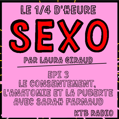 Le quart d'heure sexo épi 3, Le consentement, l'anatomie et la puberté avec Sarah Farnaud cover
