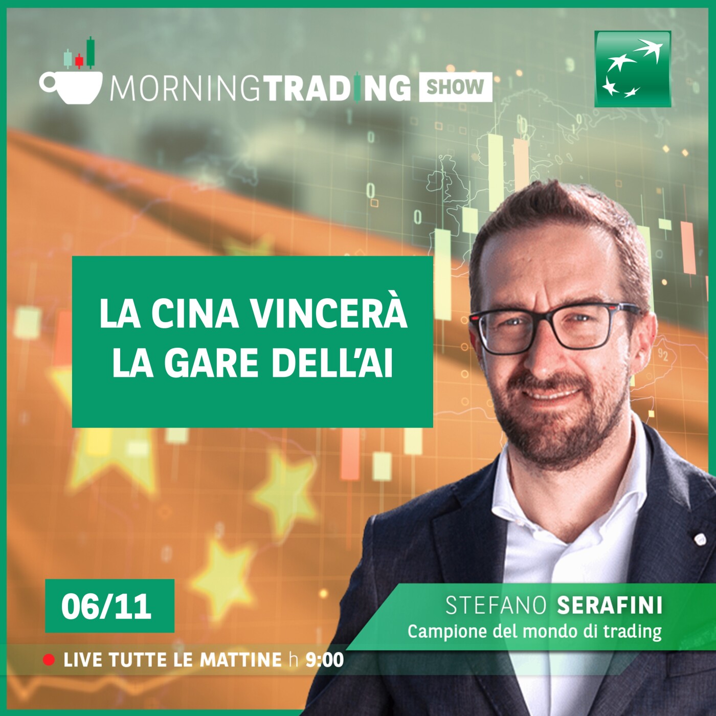 La Cina vincerà la gara dell'AI - Morning Trading Show episode artwork