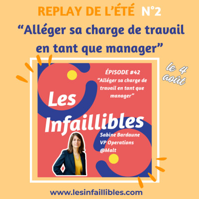 [REPLAY] Alléger sa charge de travail en tant que manager - Sabine Bardaune - Malt- VP Operations cover