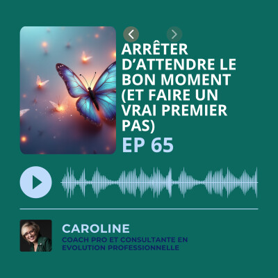 Episode 65 - Arrêter d’attendre le bon moment (et faire un vrai premier pas) cover