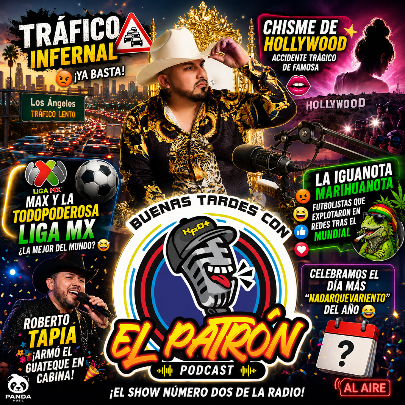 ¡Tráfico, chismes de Hollywood y Roberto Tapia armó el fiestón en cabina!