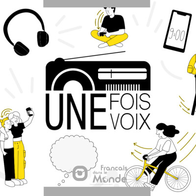 Avec Marie Cordier et Clémence Renard, lancement de la 4éme édition du concours de podcasts "Une fois une voix" cover