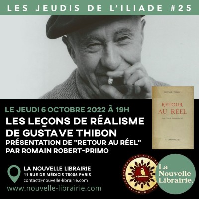 Les jeudis de l'ILIADE #25 : Les leçons de réalisme de Gustave Thibon cover