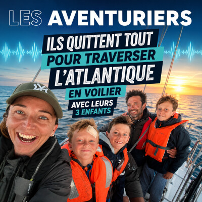 Ils quittent tout pour traverser l’Atlantique en voilier avec leurs 3 enfants cover