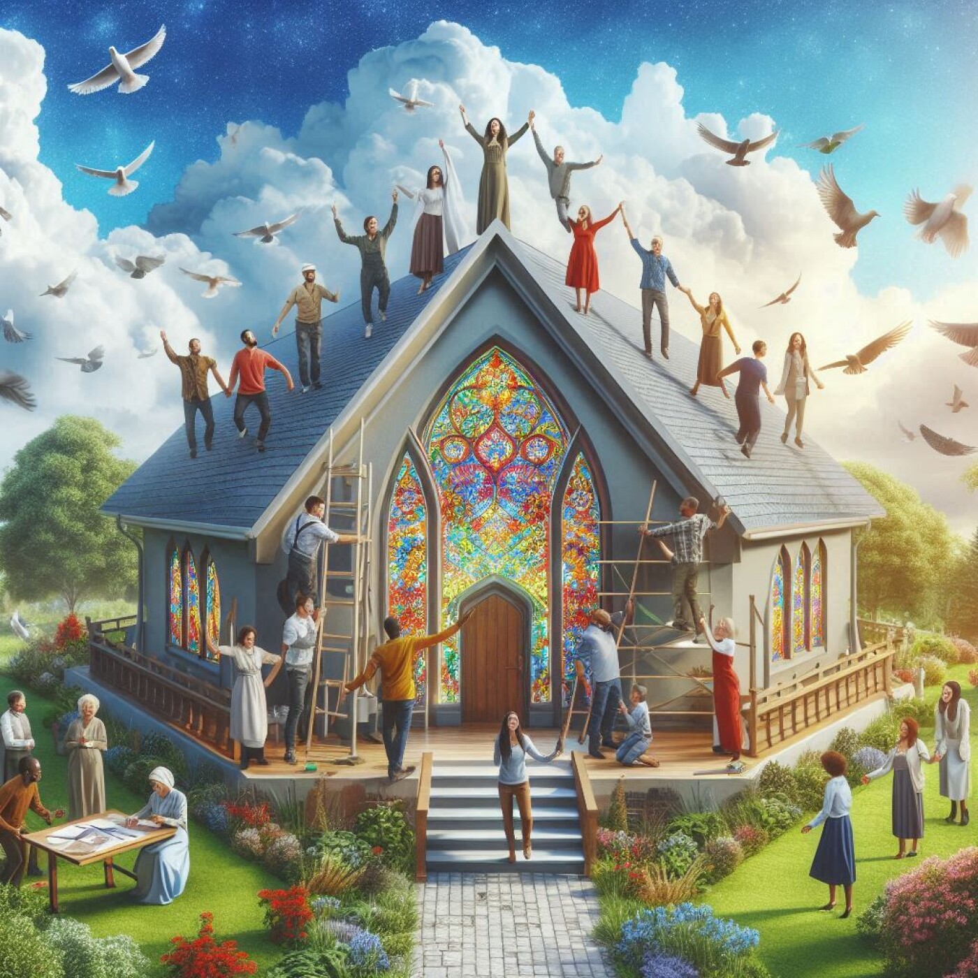 Levez-vous pour bâtir la maison de Dieu - Archange Michaël Psaume 217