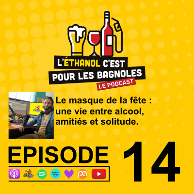Le masque de la fête : une vie entre alcool, amitiés et solitude. cover