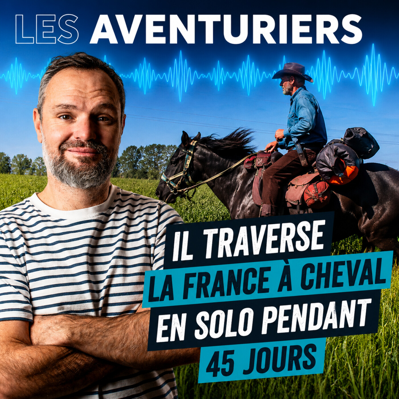 Il traverse la France à cheval en solo pendant 45 jours [PARTIE 1]