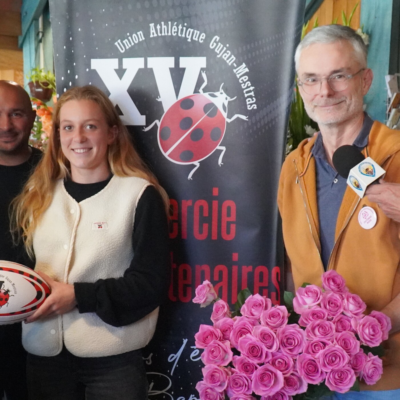 Samedi pour Octobre Rose, 200 roses vont être offertes durant UAGM-ISSOIRE. Stephen Beux et Samuel Bréthous vous expliquent l'opération episode artwork