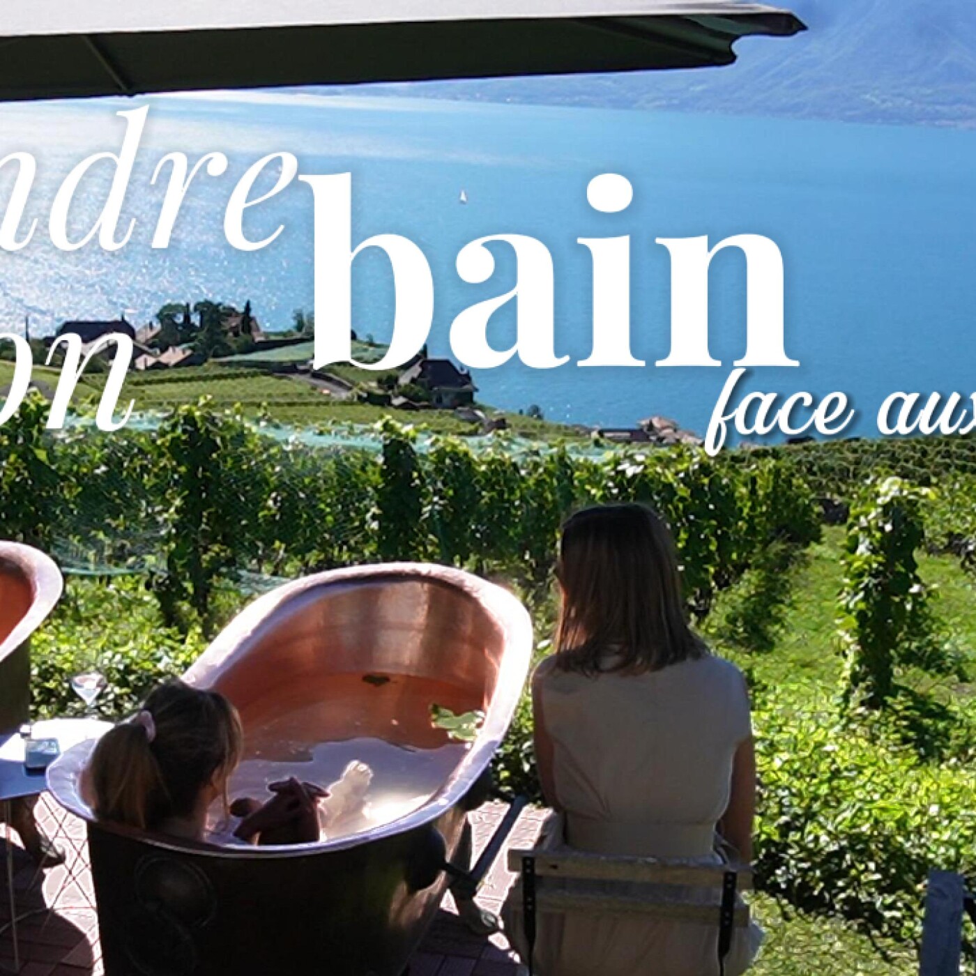 L’expérience insolite du bain au cœur des vignes