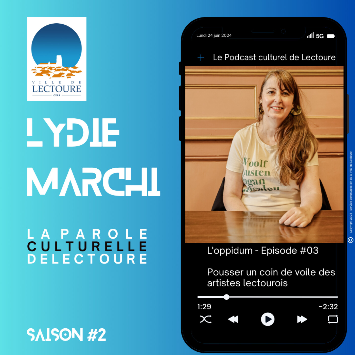 Lydie Marchi, directrice du centre d'art et de photographie de Lectoure episode artwork
