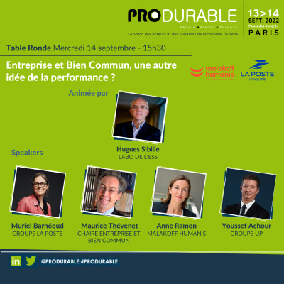 Table Ronde - Entreprise et Bien Commun, une autre idée de la performance ? cover