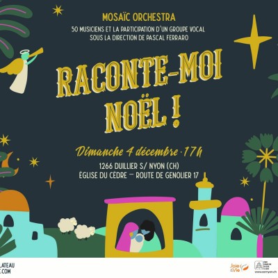 50 musiciens et 12 choristes à l’Eglise de Réveil de Duillier pour « Raconte-moi Noël ». cover