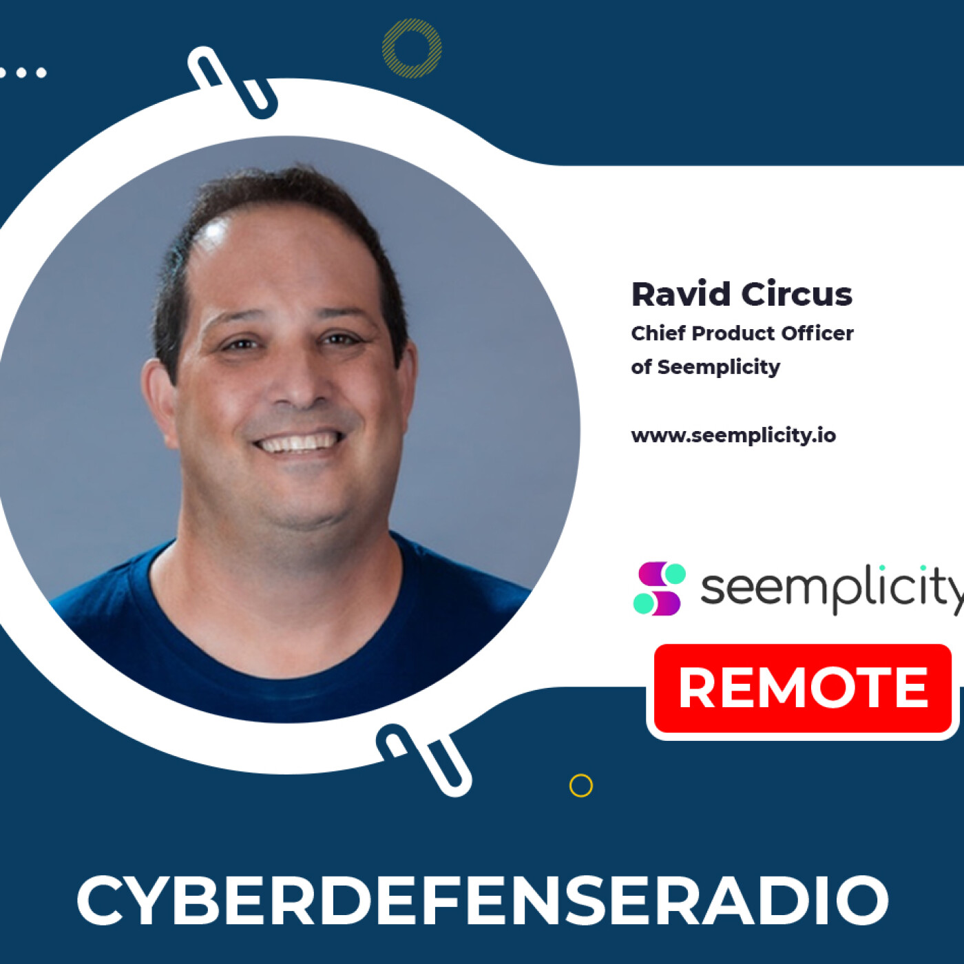 Cyber Defense Radio - Ravid Circus - Seemplicity - Hotseat - Podcast - 2025
