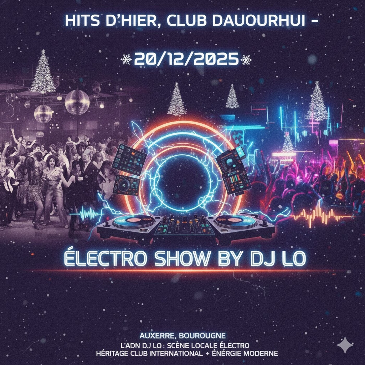 Hits d’hier, club d’aujourd’hui – 20/12/25 🎧 Électro Show by DJ Lo