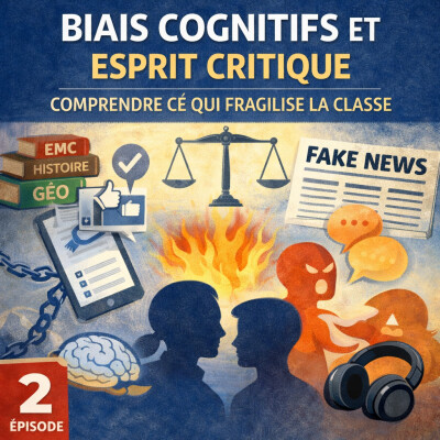 🎧 Ce qui fragilise l’esprit critique en histoire-géographie-EMC - biais, émotions et faux débats cover
