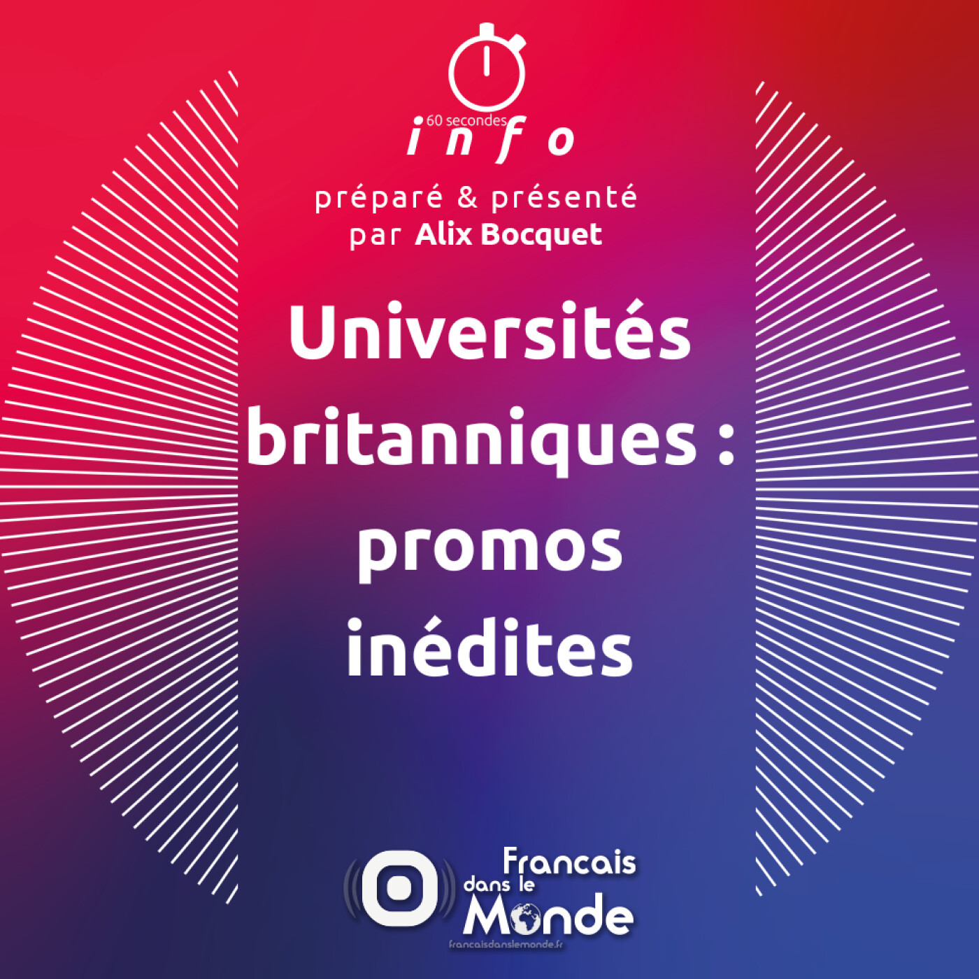 Universités britanniques : promos inédites
