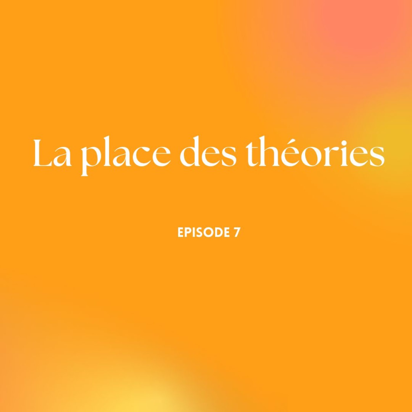 Episode 7 - La place des théories