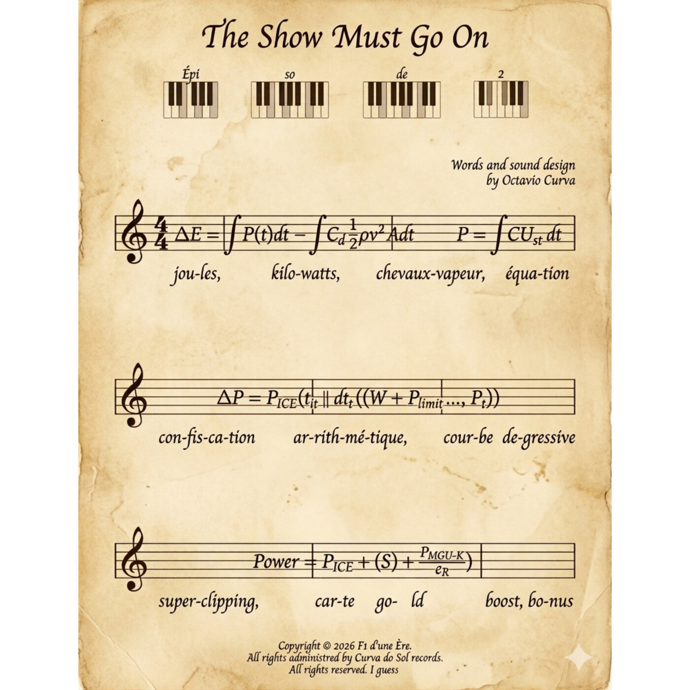 THE SHOW MUST GO ON (COUPLET) episode artwork