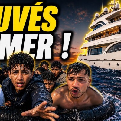 Sauvés par un Yacht en Espagne : Les images CHOC du drame de la jeunesse algérienne cover