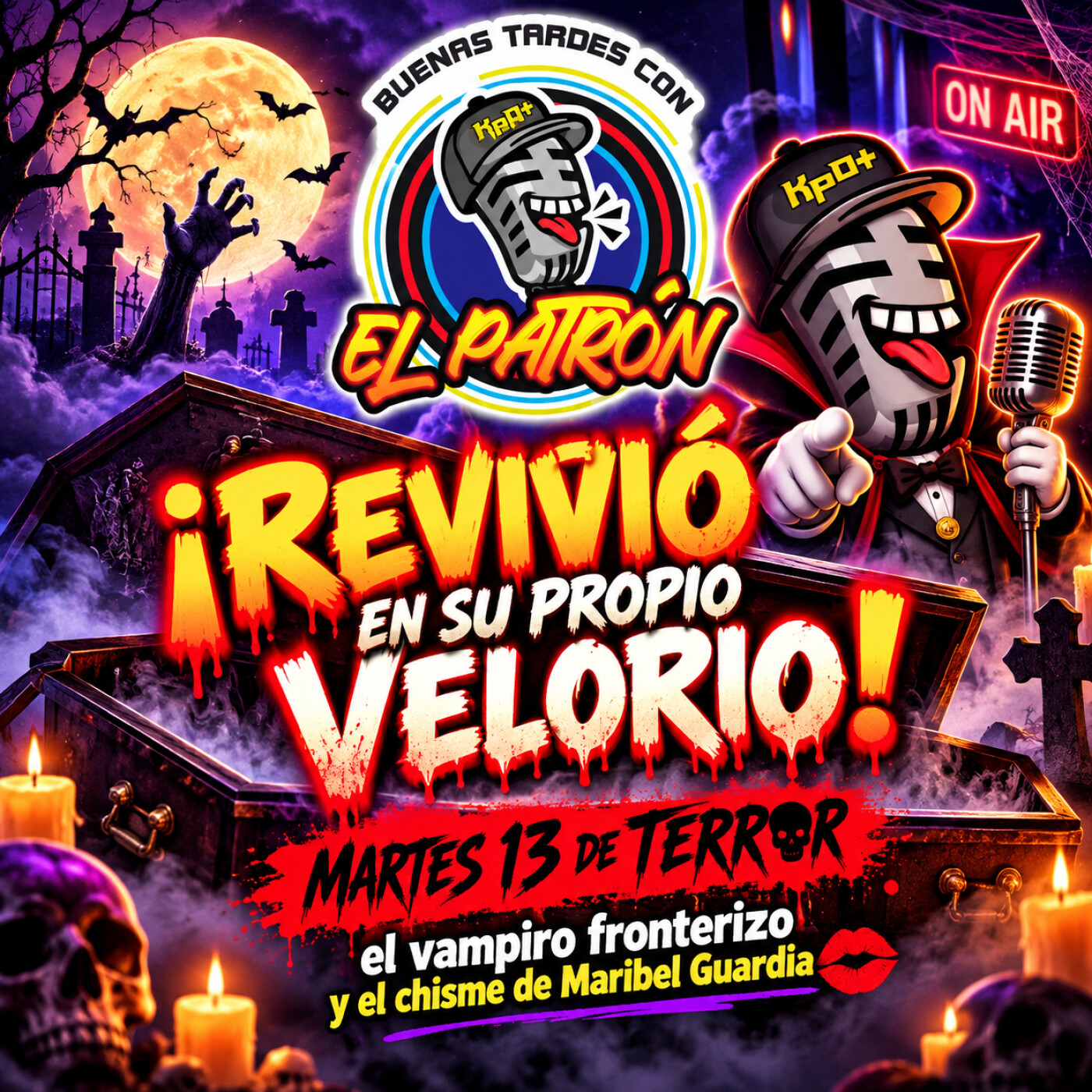 REVIVIÓ EN SU PROPIO VELORIO! 😱 Martes 13 de terror, el vampiro fronterizo y el chisme de Maribel Guardia