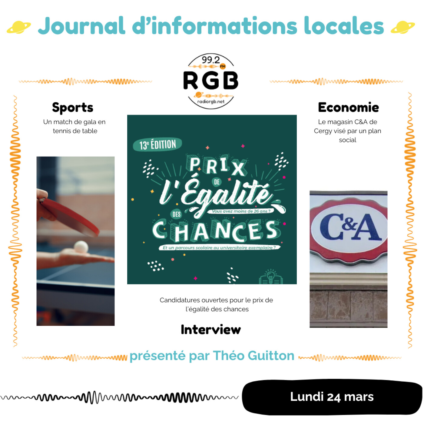 Le journal d\'informations locales - Radio RGB Cergy-Pontoise