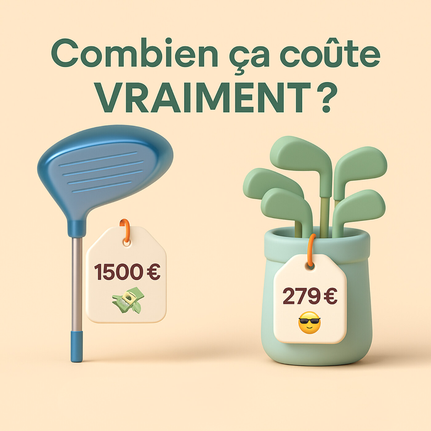 Le vrai prix du golf (et pourquoi c’est moins cher que tu penses)