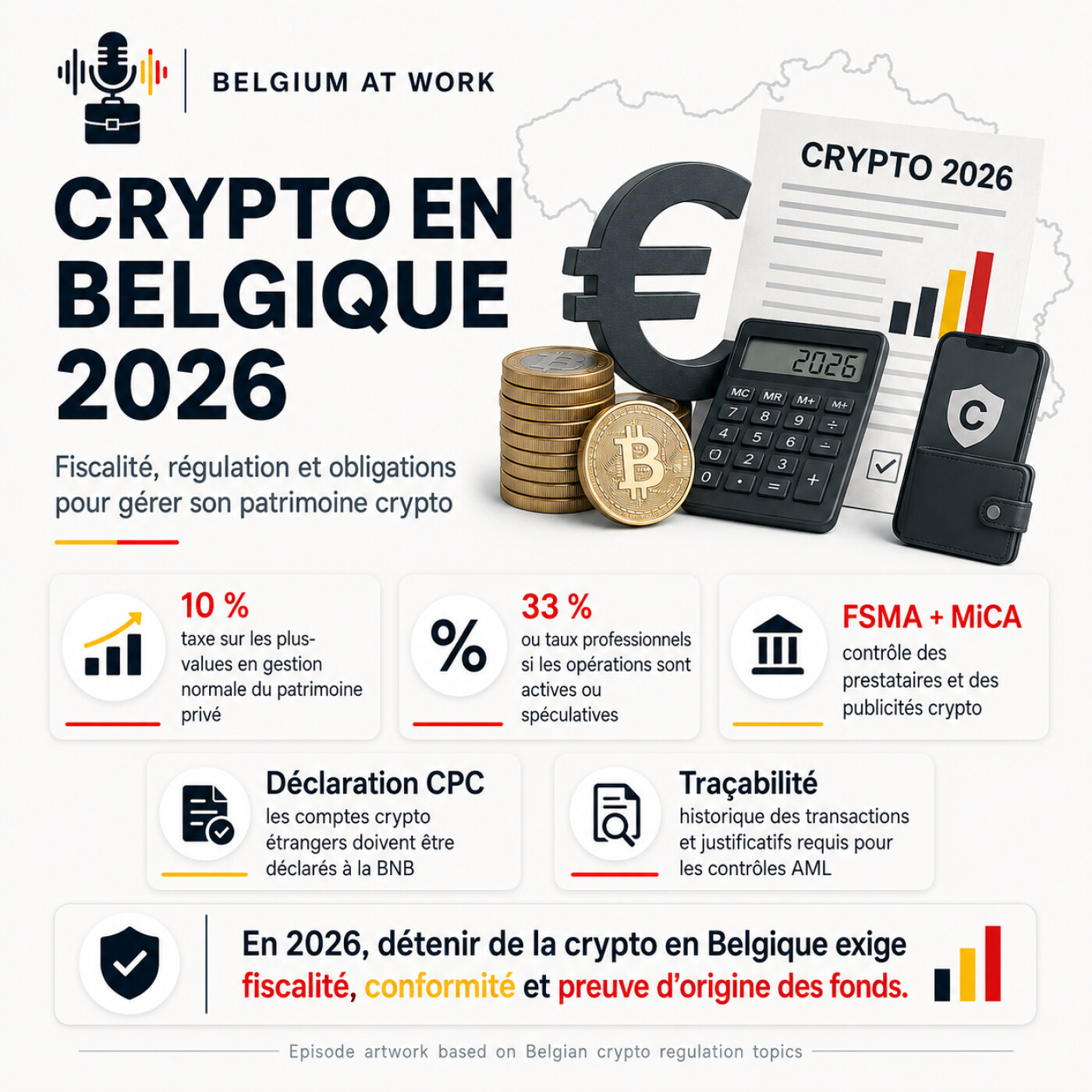 Crypto en Belgique : fini le paradis fiscal ? episode artwork