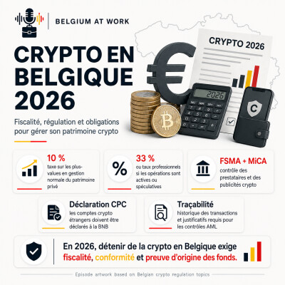 Crypto en Belgique : fini le paradis fiscal ? cover