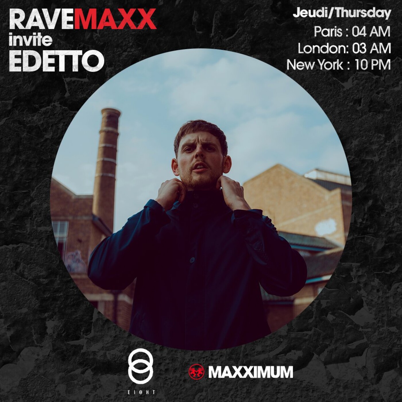 RAVEMAXX : EI8HT AVEC EDETTO