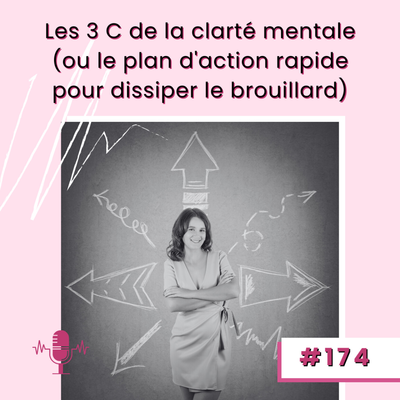 E174 Les 3 C de la clarté mentale (ou le plan d'action rapide pour dissiper le brouillard) episode artwork