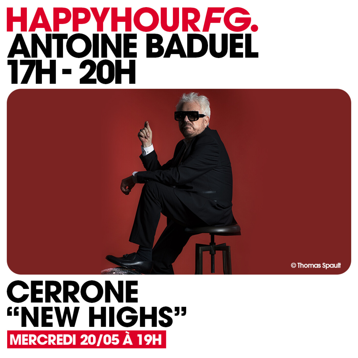 HAPPY HOUR FG AVEC ANTOINE BADUEL. L'INTERVIEW : CERRONE episode artwork