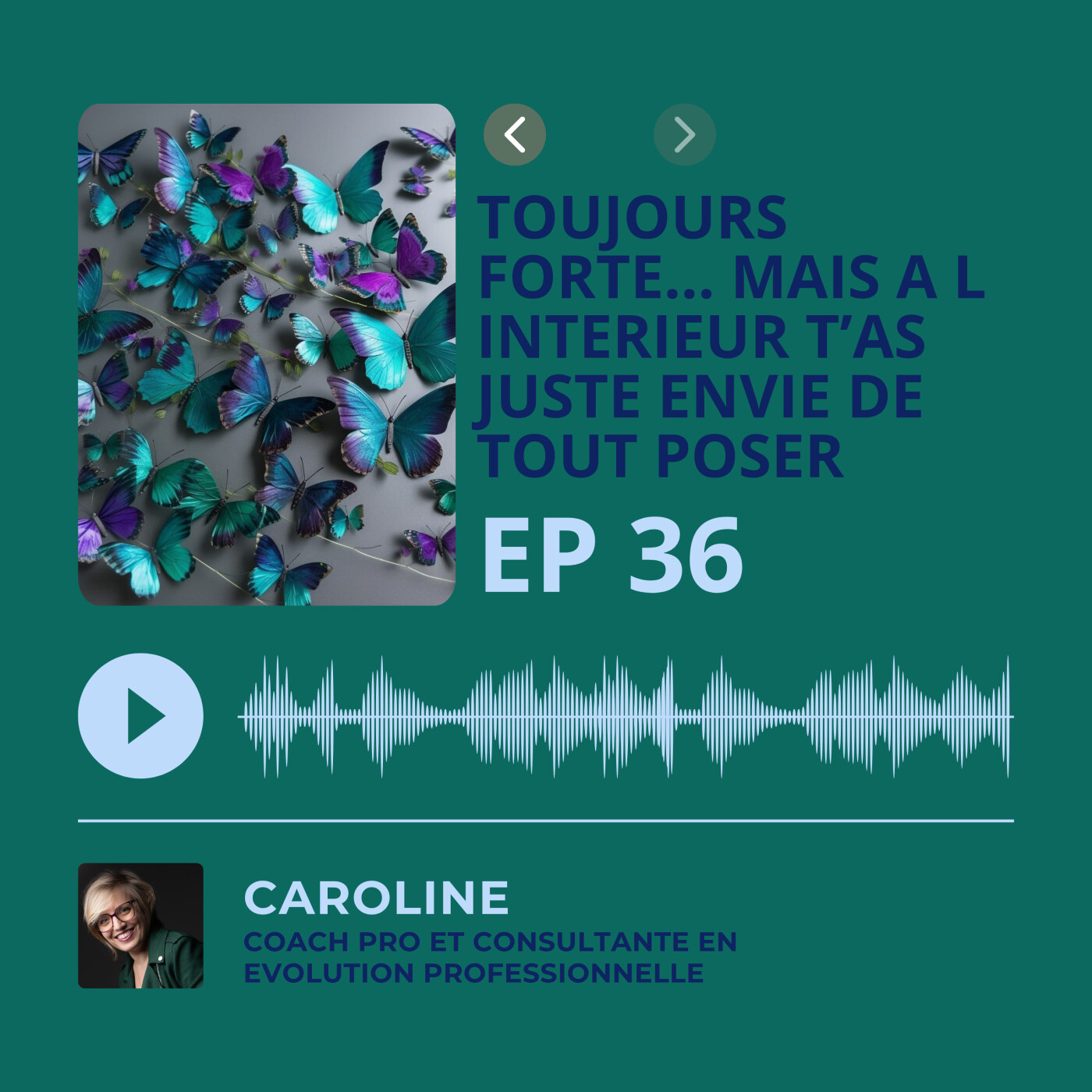 Episode 36 - Toujours la “forte”… mais à l’intérieur, t’as juste envie de tout poser. episode artwork