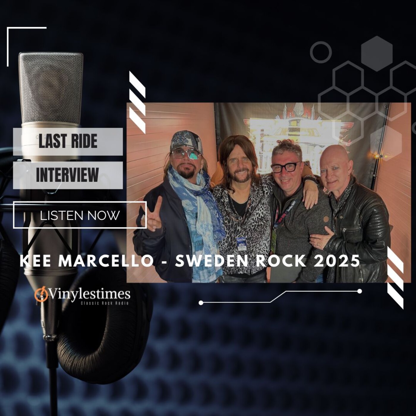 Last Ride - Interview avec Kee Marcello - Sweden Rock 2025