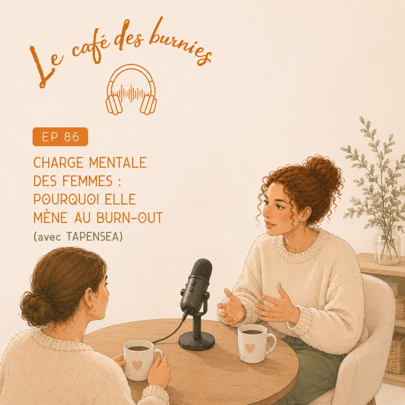 EP 86 CHARGE MENTALE DES FEMMES : pourquoi elle mène au burn-out (avec TAPENSEA)
