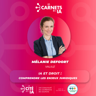 #80 Mélanie Defoort - Valiuz - IA et droit : comprendre les enjeux juridiques cover