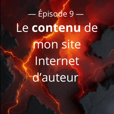 Le contenu de mon site Internet : bio d’auteur, fiches personnages, réseaux sociaux et podcast ! cover