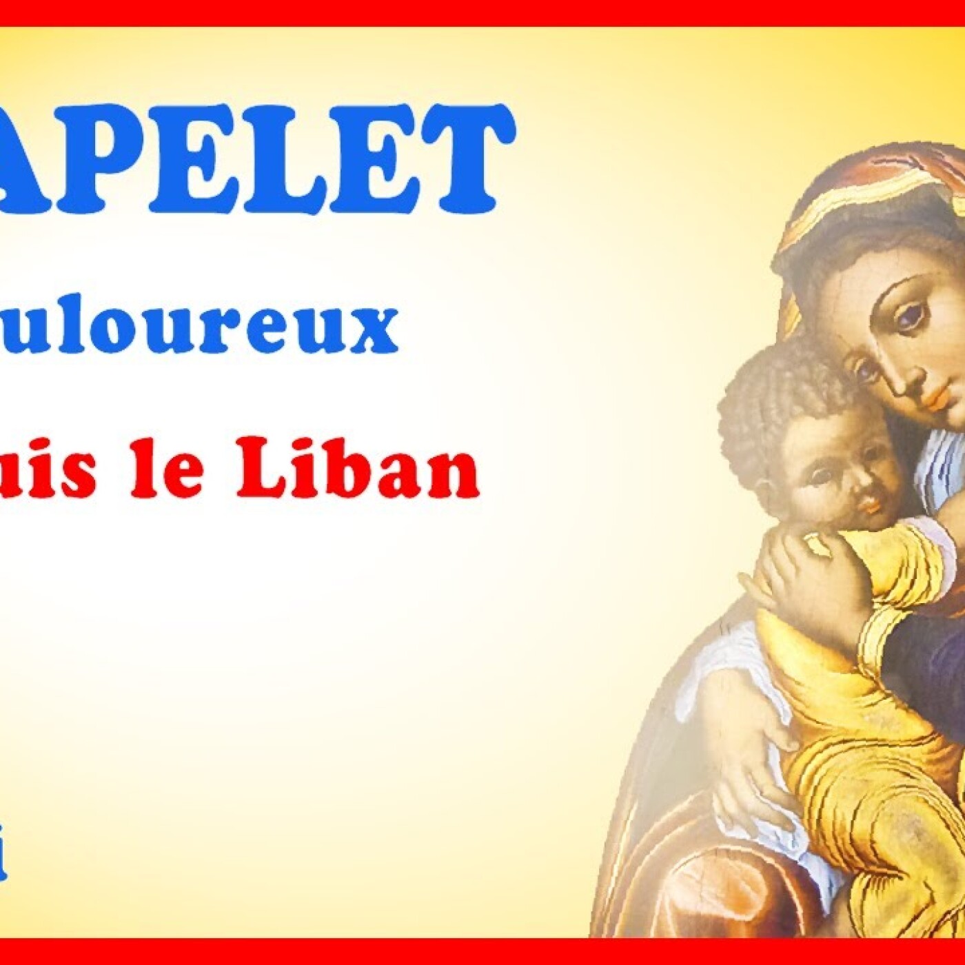 CHAPELET 🙏 Vendredi 3 Mai - Mystères Douloureux