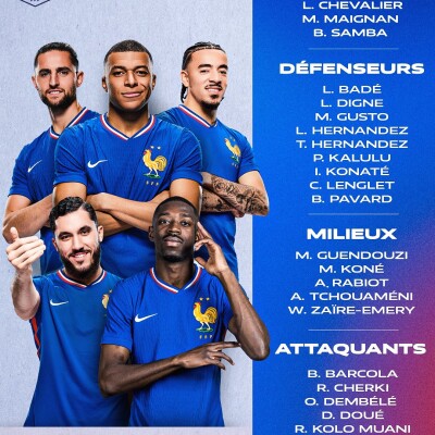 Liste équipe de France : Cherki convoqué ! cover