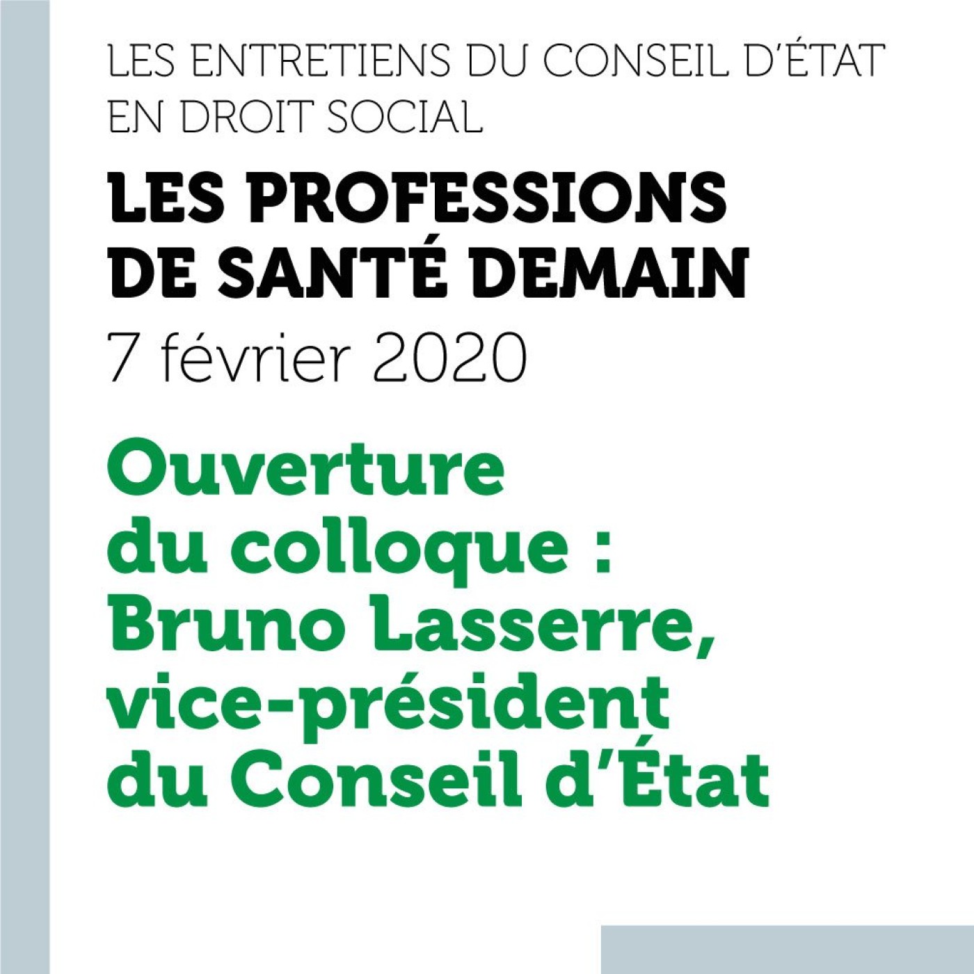 Les conférences du Conseil d\'État