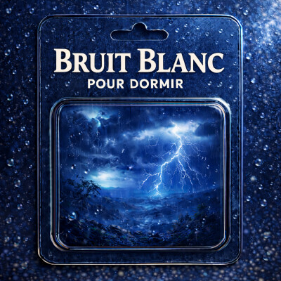 1 H de Bruit Blanc pour DORMIR | Tonnerres et orages cover