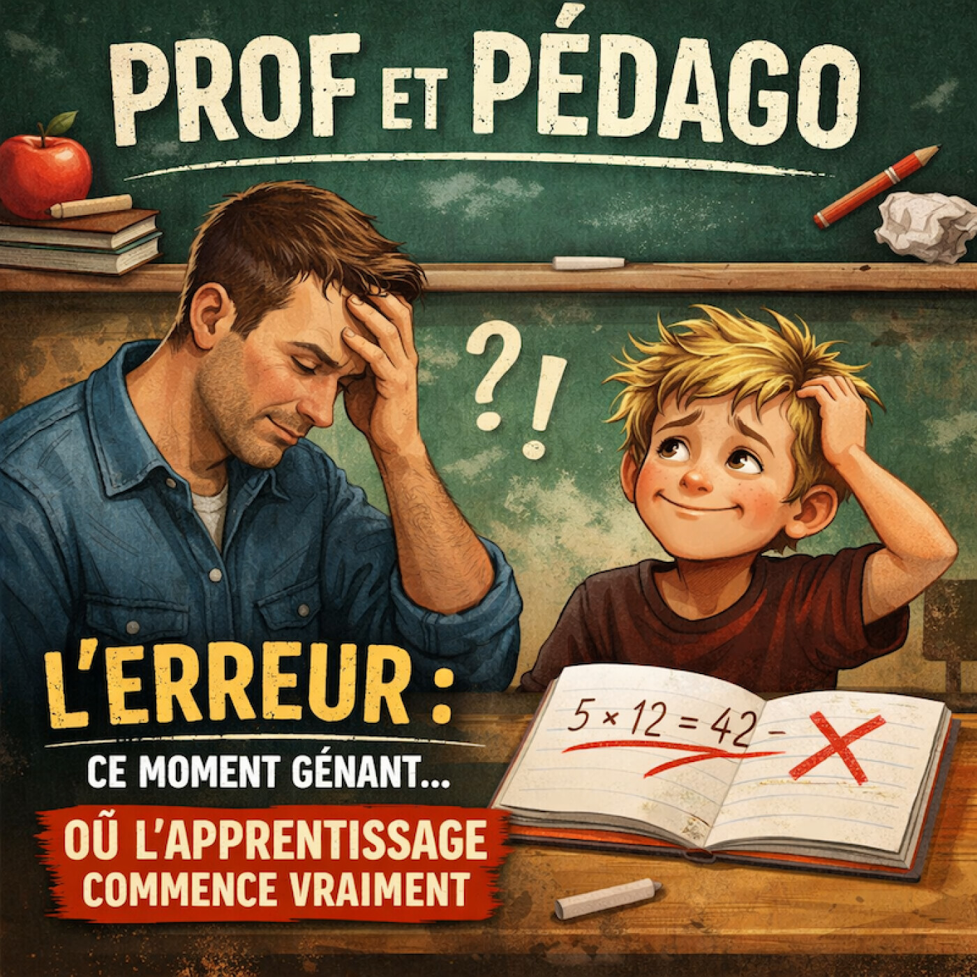 Erreur et apprentissage : comprendre pourquoi se tromper fait vraiment progresser episode artwork